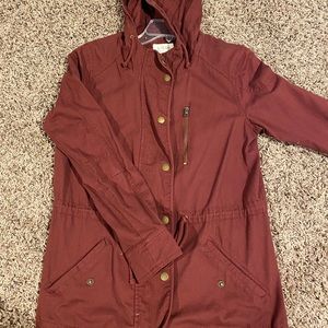 Maroon Cargo Jacket ❣️